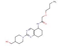 2-butoxy-N-{2-[4-(hydroxymethyl)piperidin-1-yl]-5,6,7,8-tetrahydroquinazolin-5-yl}acetamide