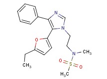 N-{2-[5-(5-ethyl-2-furyl)-4-phenyl-1H-imidazol-1-yl]ethyl}-N-methylmethanesulfonamide