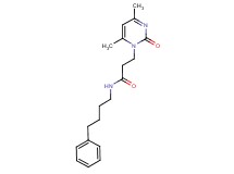 3-(4,6-dimethyl-2-oxopyrimidin-1(2H)-yl)-N-(4-phenylbutyl)propanamide