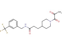 3-(1-pyruvoylpiperidin-4-yl)-N-[3-(trifluoromethyl)benzyl]propanamide