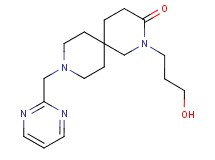 2-(3-hydroxypropyl)-9-(pyrimidin-2-ylmethyl)-2,9-diazaspiro[5.5]undecan-3-one