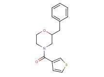 2-benzyl-4-(3-thienylcarbonyl)morpholine