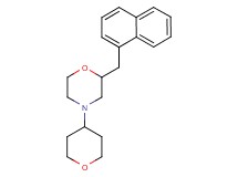 2-(1-naphthylmethyl)-4-(tetrahydro-2H-pyran-4-yl)morpholine