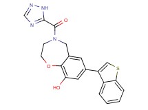7-(1-benzothien-3-yl)-4-(1H-1,2,4-triazol-5-ylcarbonyl)-2,3,4,5-tetrahydro-1,4-benzoxazepin-9-ol