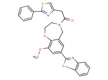 7-(1,3-benzothiazol-2-yl)-9-methoxy-4-[(2-phenyl-1,3-thiazol-4-yl)acetyl]-2,3,4,5-tetrahydro-1,4-benzoxazepine
