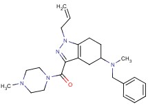 1-allyl-N-benzyl-N-methyl-3-[(4-methyl-1-piperazinyl)carbonyl]-4,5,6,7-tetrahydro-1H-indazol-5-amine