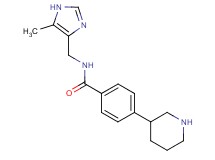 N-[(5-methyl-1H-imidazol-4-yl)methyl]-4-piperidin-3-ylbenzamide