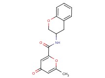N-(3,4-dihydro-2H-chromen-3-yl)-6-methyl-4-oxo-4H-pyran-2-carboxamide