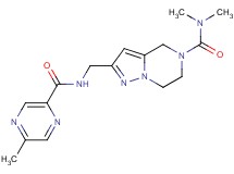 N,N-dimethyl-2-({[(5-methylpyrazin-2-yl)carbonyl]amino}methyl)-6,7-dihydropyrazolo[1,5-a]pyrazine-5(4H)-carboxamide