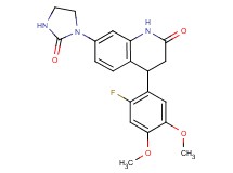4-(2-fluoro-4,5-dimethoxyphenyl)-7-(2-oxoimidazolidin-1-yl)-3,4-dihydroquinolin-2(1H)-one