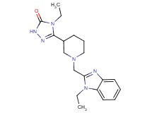 4-ethyl-5-{1-[(1-ethyl-1H-benzimidazol-2-yl)methyl]piperidin-3-yl}-2,4-dihydro-3H-1,2,4-triazol-3-one