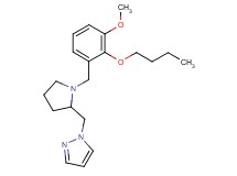 1-{[1-(2-butoxy-3-methoxybenzyl)pyrrolidin-2-yl]methyl}-1H-pyrazole