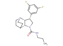 (3R*,3aR*,7aR*)-3-(3,5-difluorophenyl)-N-propylhexahydro-4,7-ethanopyrrolo[3,2-b]pyridine-1(2H)-carboxamide
