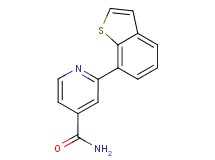 2-(1-benzothien-7-yl)isonicotinamide