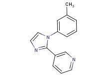 3-[1-(3-methylphenyl)-1H-imidazol-2-yl]pyridine