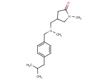 4-{[(4-isobutylbenzyl)(methyl)amino]methyl}-1-methylpyrrolidin-2-one