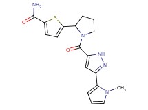 5-(1-{[3-(1-methyl-1H-pyrrol-2-yl)-1H-pyrazol-5-yl]carbonyl}-2-pyrrolidinyl)-2-thiophenecarboxamide