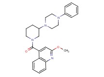 2-methoxy-4-{[3-(4-phenyl-1-piperazinyl)-1-piperidinyl]carbonyl}quinoline