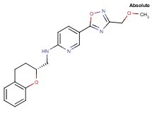 N-[(2R)-3,4-dihydro-2H-chromen-2-ylmethyl]-5-[3-(methoxymethyl)-1,2,4-oxadiazol-5-yl]-2-pyridinamine