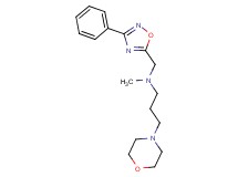 N-methyl-3-(4-morpholinyl)-N-[(3-phenyl-1,2,4-oxadiazol-5-yl)methyl]-1-propanamine