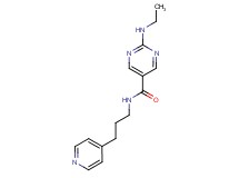 2-(ethylamino)-N-[3-(4-pyridinyl)propyl]-5-pyrimidinecarboxamide
