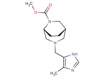 methyl (1S*,5R*)-3-[(4-methyl-1H-imidazol-5-yl)methyl]-3,6-diazabicyclo[3.2.2]nonane-6-carboxylate