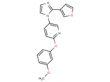 5-[2-(3-furyl)-1H-imidazol-1-yl]-2-(3-methoxyphenoxy)pyridine