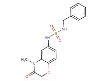 N-benzyl-N'-(4-methyl-3-oxo-3,4-dihydro-2H-1,4-benzoxazin-6-yl)sulfamide