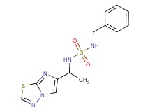 N-benzyl-N'-(1-imidazo[2,1-b][1,3,4]thiadiazol-6-ylethyl)sulfamide