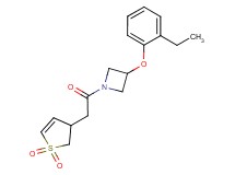 1-[(1,1-dioxido-2,3-dihydro-3-thienyl)acetyl]-3-(2-ethylphenoxy)azetidine