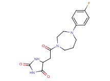 5-{2-[4-(4-fluorophenyl)-1,4-diazepan-1-yl]-2-oxoethyl}-2,4-imidazolidinedione