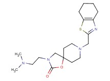 3-[2-(dimethylamino)ethyl]-8-(4,5,6,7-tetrahydro-1,3-benzothiazol-2-ylmethyl)-1-oxa-3,8-diazaspiro[4.5]decan-2-one