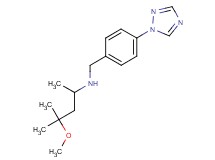 (3-methoxy-1,3-dimethylbutyl)[4-(1H-1,2,4-triazol-1-yl)benzyl]amine
