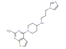 N-[3-(1H-imidazol-1-yl)propyl]-1-(2-methylthieno[2,3-d]pyrimidin-4-yl)piperidin-4-amine