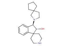 rel-(2R,3R)-3-(2-azaspiro[4.4]non-2-yl)-2,3-dihydrospiro[indene-1,4'-piperidin]-2-ol bis(trifluoroacetate) (salt)