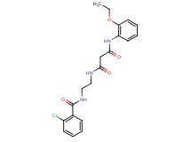 N-{2-[(2-chlorobenzoyl)amino]ethyl}-N'-(2-ethoxyphenyl)malonamide