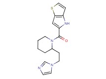 5-({2-[2-(1H-imidazol-1-yl)ethyl]piperidin-1-yl}carbonyl)-4H-thieno[3,2-b]pyrrole