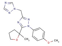 1-(4-methoxyphenyl)-5-(2-methyltetrahydrofuran-2-yl)-3-(1H-1,2,4-triazol-1-ylmethyl)-1H-1,2,4-triazole