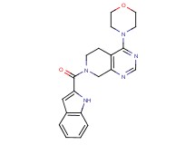 7-(1H-indol-2-ylcarbonyl)-4-morpholin-4-yl-5,6,7,8-tetrahydropyrido[3,4-d]pyrimidine