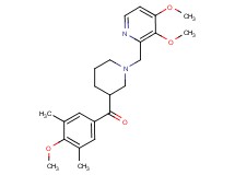 {1-[(3,4-dimethoxypyridin-2-yl)methyl]piperidin-3-yl}(4-methoxy-3,5-dimethylphenyl)methanone