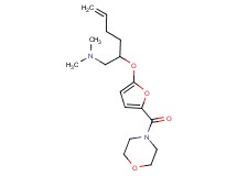 N,N-dimethyl-2-{[5-(morpholin-4-ylcarbonyl)-2-furyl]oxy}hex-5-en-1-amine