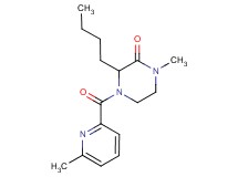 3-butyl-1-methyl-4-[(6-methyl-2-pyridinyl)carbonyl]-2-piperazinone