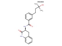 3-(3-hydroxy-3-methylbutyl)-N-[(3S)-2-oxo-1,2,3,4-tetrahydro-3-quinolinyl]benzamide