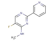 5-fluoro-N-methyl-2-(3-pyridinyl)-4-pyrimidinamine
