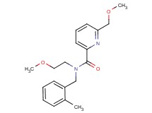 N-(2-methoxyethyl)-6-(methoxymethyl)-N-(2-methylbenzyl)pyridine-2-carboxamide