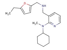 N-cyclohexyl-3-({[(5-ethyl-2-furyl)methyl]amino}methyl)-N-methyl-2-pyridinamine