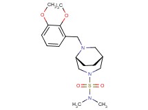 (1R*,5R*)-6-(2,3-dimethoxybenzyl)-N,N-dimethyl-3,6-diazabicyclo[3.2.2]nonane-3-sulfonamide