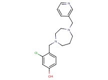 3-chloro-4-{[4-(3-pyridinylmethyl)-1,4-diazepan-1-yl]methyl}phenol