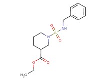 ethyl 1-[(benzylamino)sulfonyl]piperidine-3-carboxylate