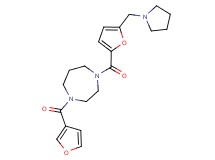 1-(3-furoyl)-4-[5-(pyrrolidin-1-ylmethyl)-2-furoyl]-1,4-diazepane